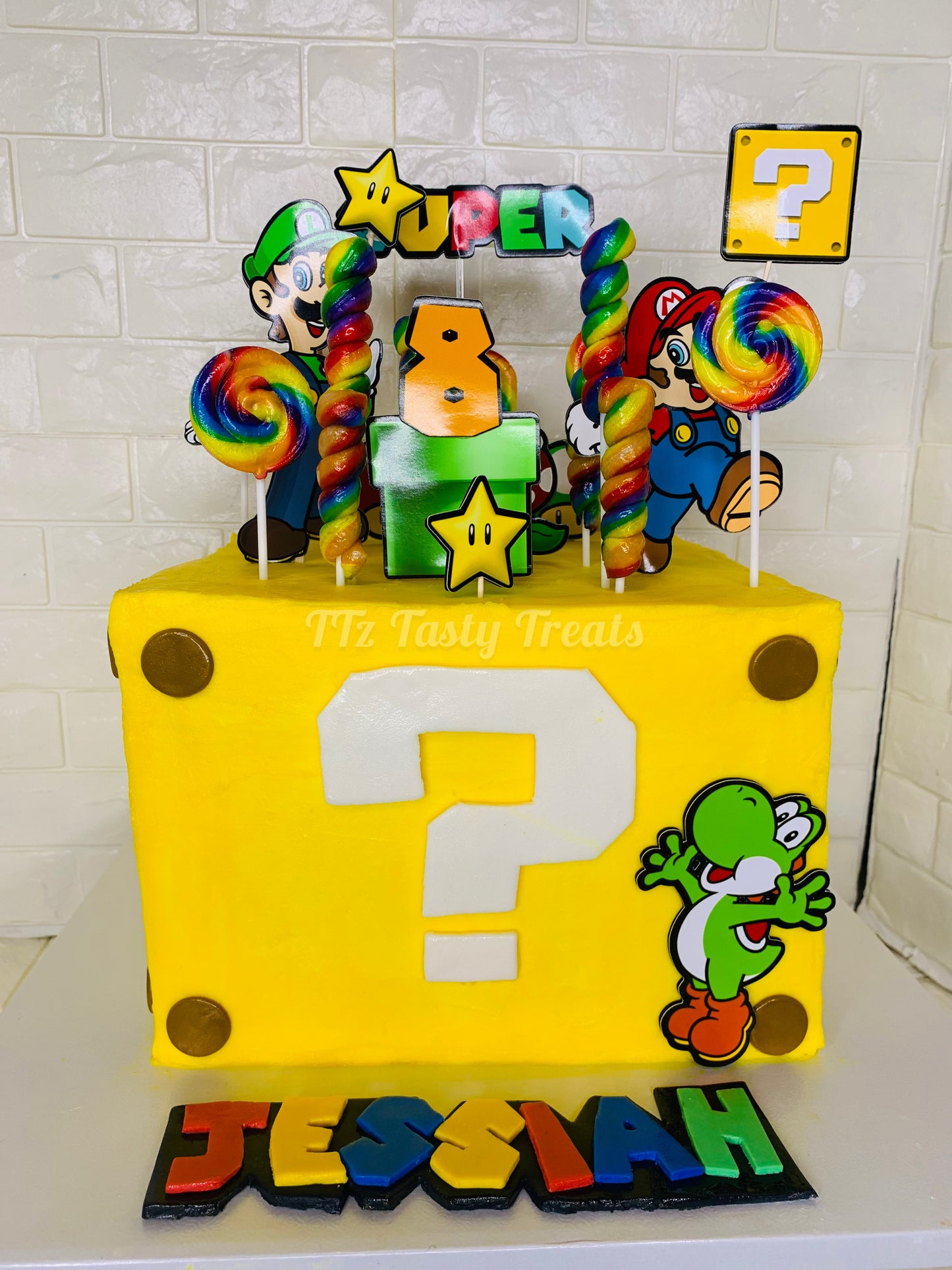 Super Mario cake
