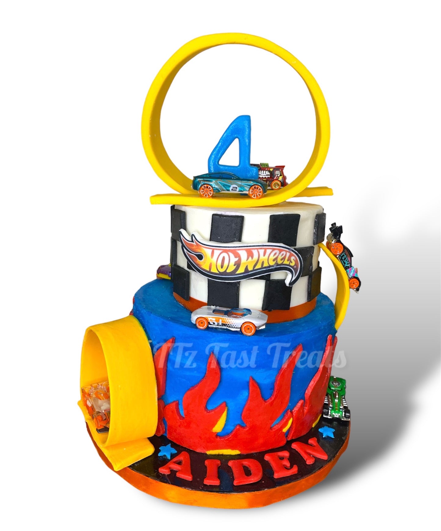 Hot wheels cake
