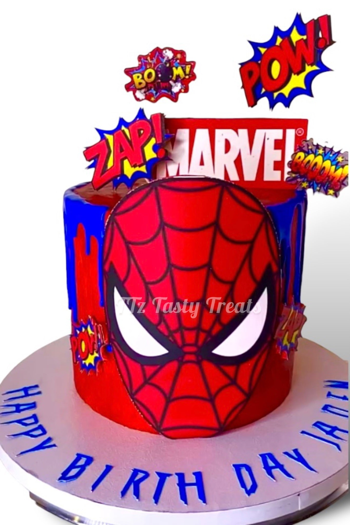 Spiderman themed cake (pickup only)