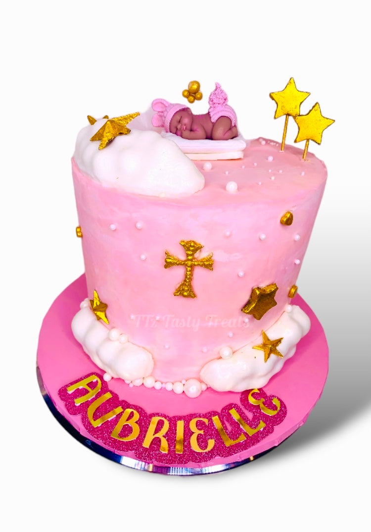 Pink Christian cake