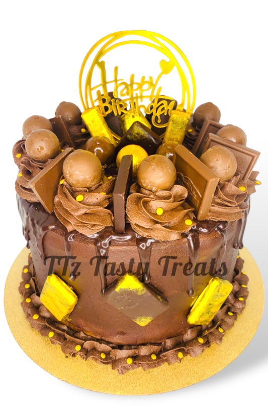 3 layer Golden chocolate cake ( pick up only)