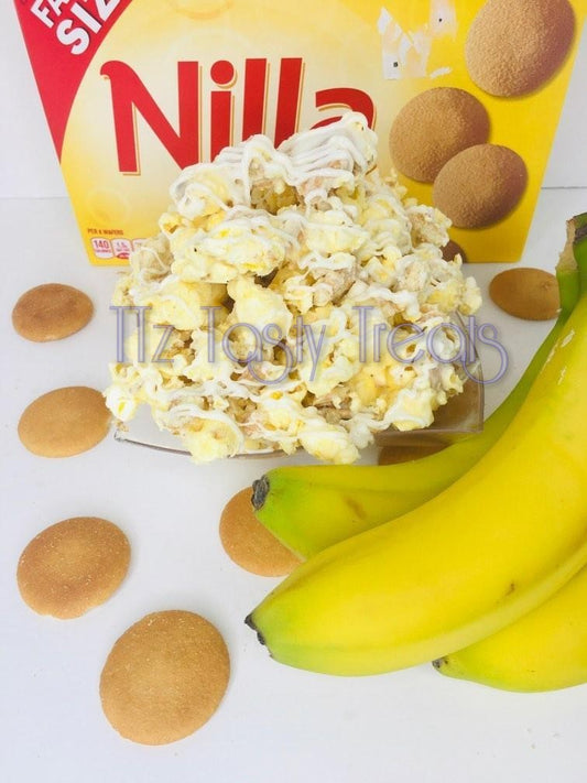 Banana pudding popcorn - TTz Tasty Treats